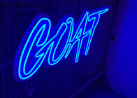 50000hrs Goat Silica Gel Led Neon Sign 200cm EU Plug Acrylic